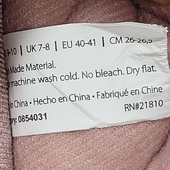 DF By Dearfoams Puffer Women's Pink Metallic Memory Foam Slipper US Size 9-10 - Picture 8 of 8